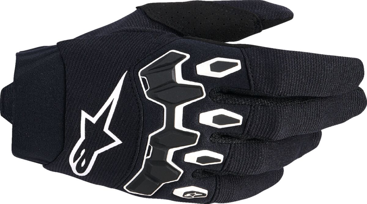 GLOVES MX FULL BORE V2 BLK/WHT L