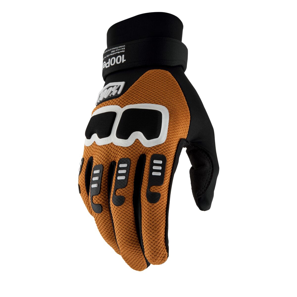 GLOVES LANGDALE BLACK/TAN - L