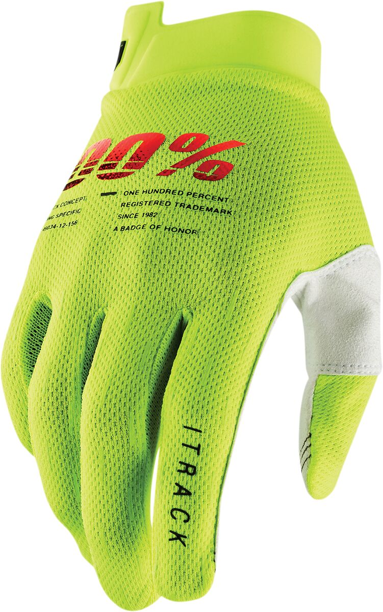 GLOVE YTH ITRACK F YL SM