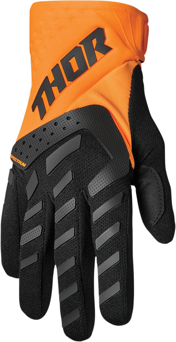 GLOVE SPCTRM YT OR/BK XS