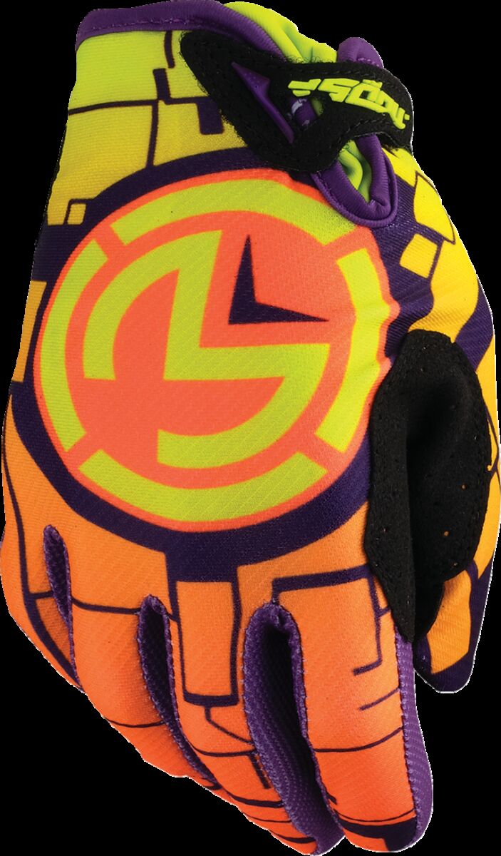 GLOVE YOUTH SX1 ORANGE/GREEN XS