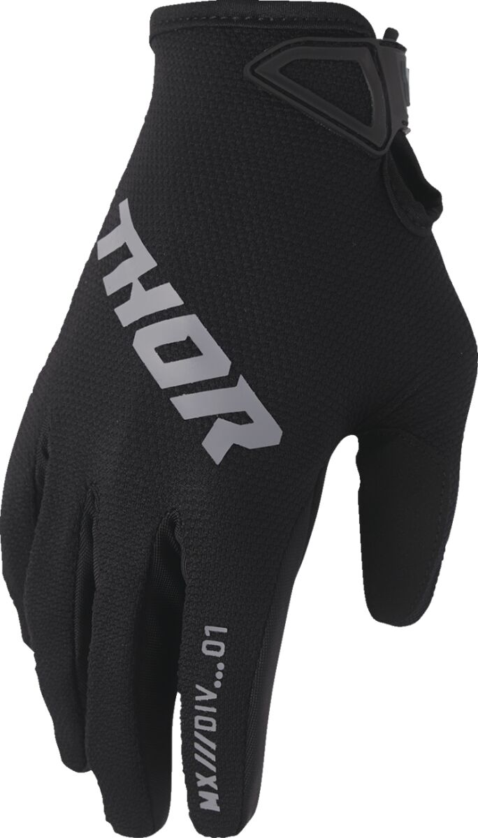 GLOVES YTH RIDEMODE STATIC BLACK XS