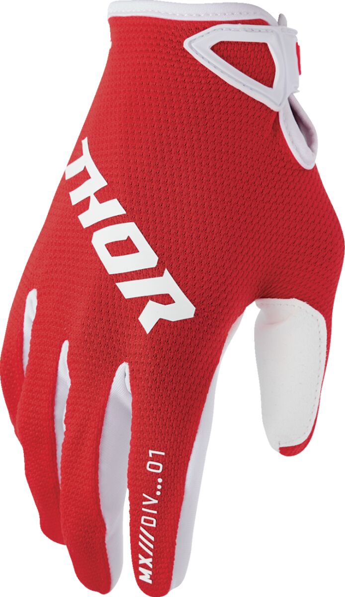 GLOVES YTH RIDEMODE STATIC RED XS