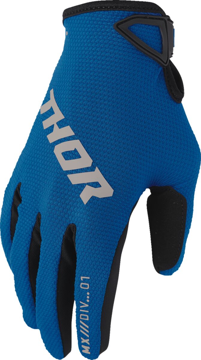 GLOVES YTH RIDEMODE STATIC BLUE M