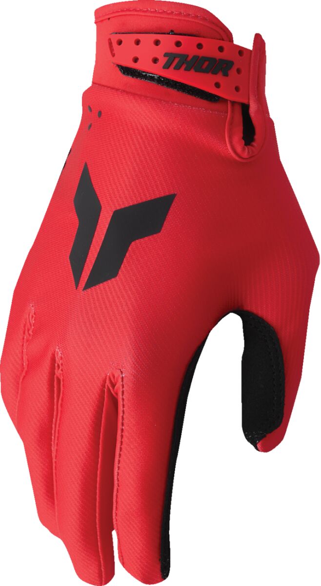 GLOVES YTH LAUNCHMODE SPLIT RED XS