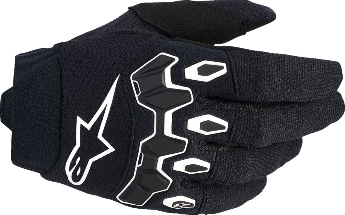 GLOVES MX YTH FBORE V2 BLK/WHT  M