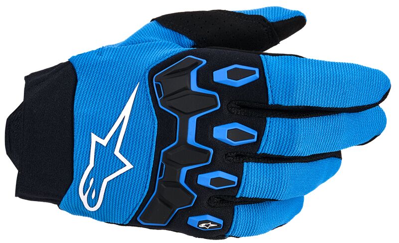 GLOVES YTH FULL BORE V2 BLUE/BLK L