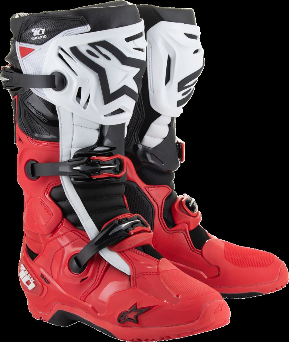Saabas Tech 10 Enduro, erepunane/must/valge, 8