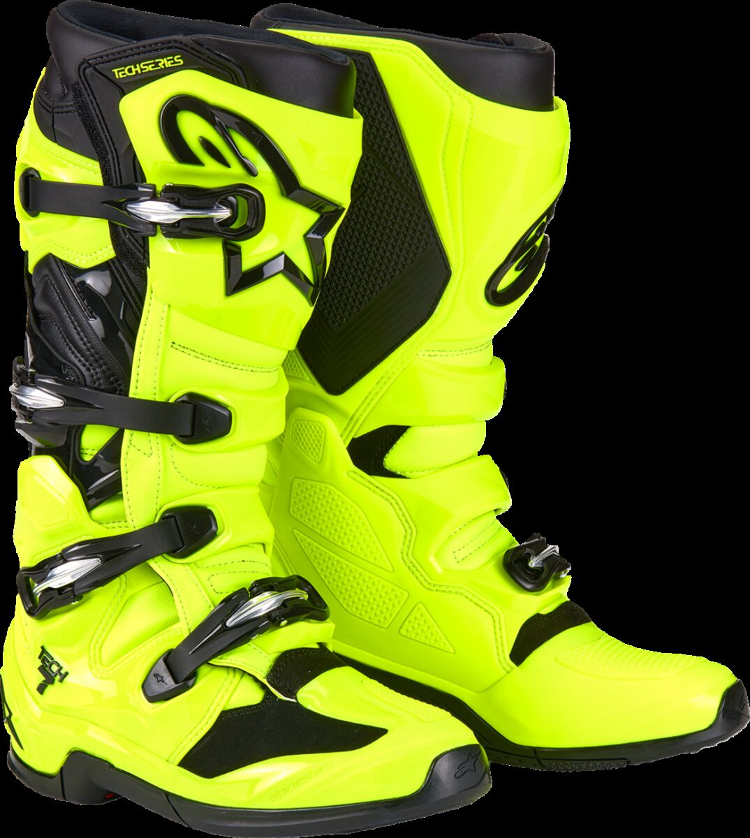 Saabas Tech 7, fluokollane, must, 10