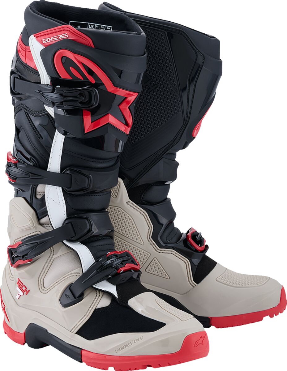 Saabas Tech 7 Enduro, must/helehall/erepunane, 12