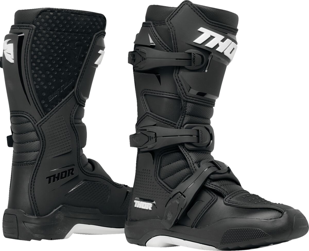Noorte saabas Blitz XR, must/valge, 3