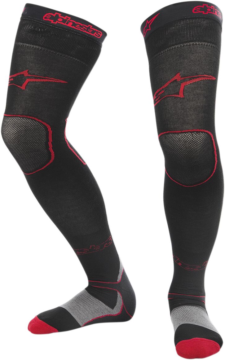 Pikad MX-sokid, must/punane, L-2XL