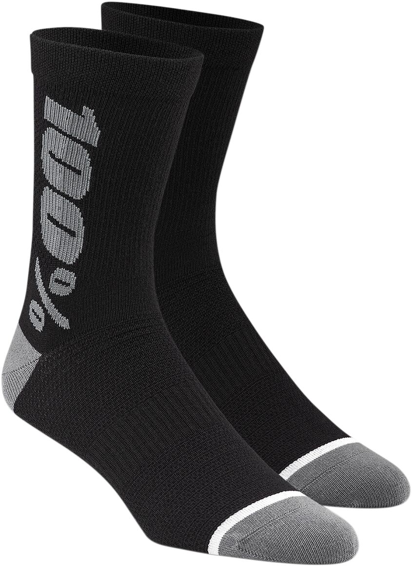 RYTHYM MERINO PERFORMANCE SOCKS BLACK/GRAY S/M