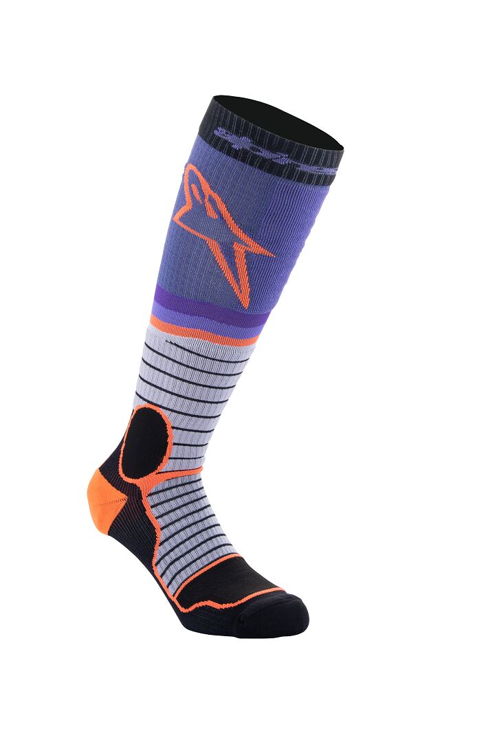 Sokid MX Pro, lilla/must/hall, S