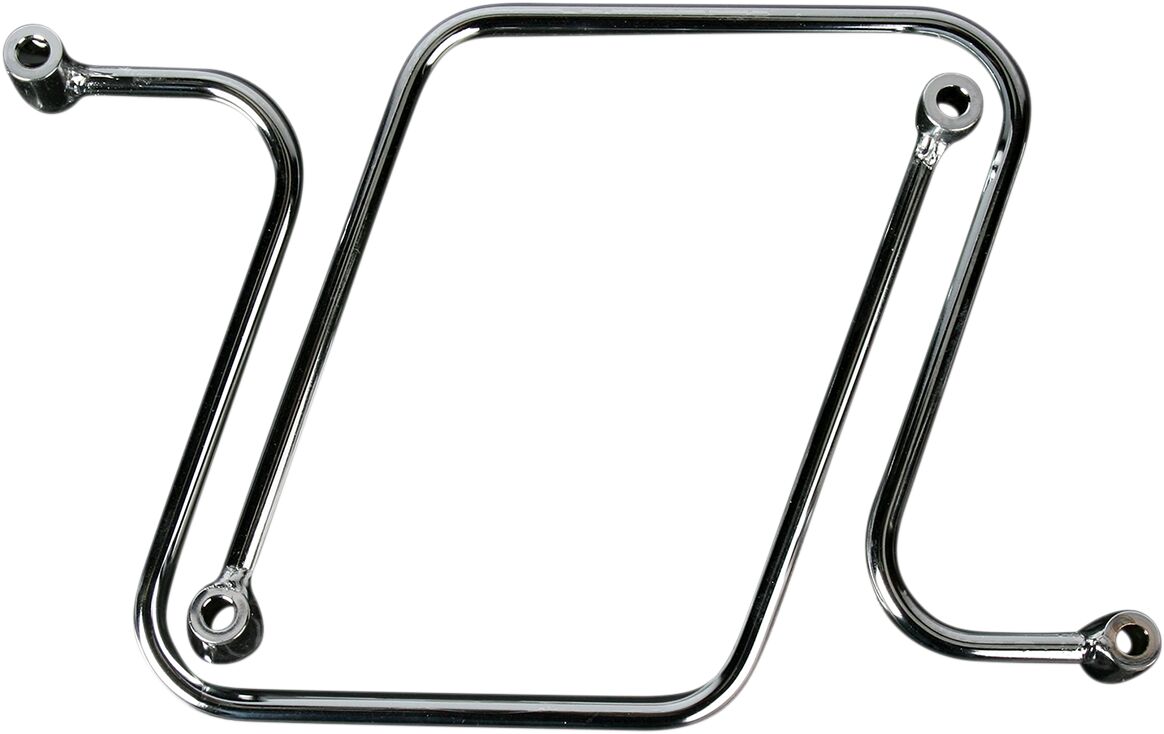 SADDLEBAG SUPPORT BRACKETS CHROME