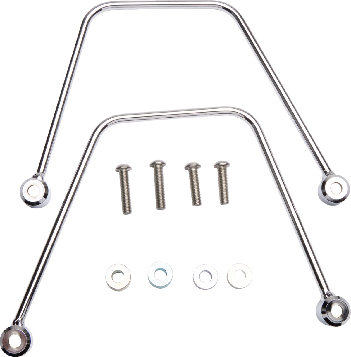 SADDLEBAG SUPPORT BRACKETS CHROME KAWASAKI