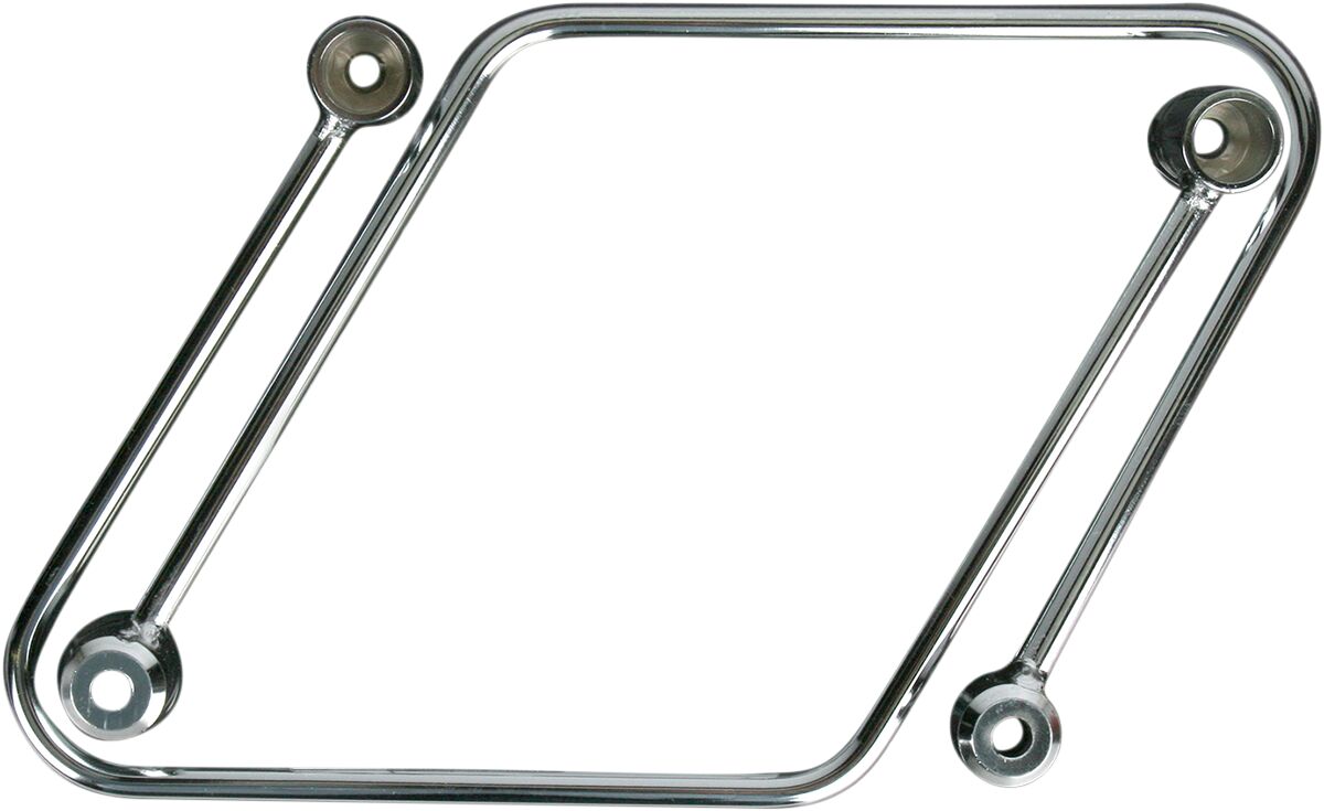 SADDLEBAG SUPPORT BRACKETS CHROME