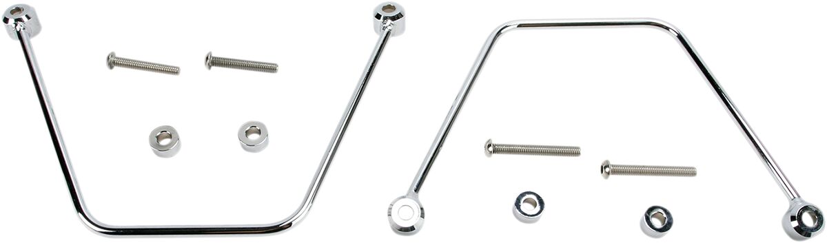 SADDLEBAG SUPPORT BRACKETS CHROME YAMAHA