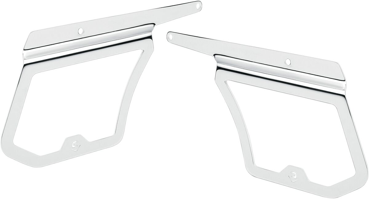 SADDLEBAG SUPPORT BRACKETS CHROME HD