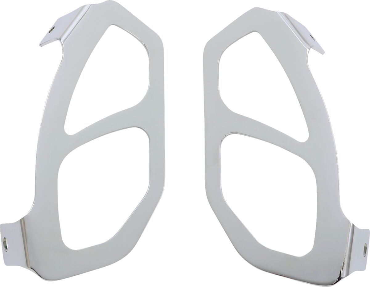 SADDLEBAG SUPPORTS CHROME HONDA