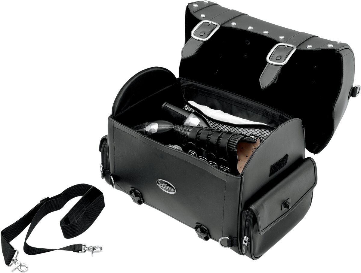 EXPRESS DESPERADO TRUNK BAG SYNTHETIC LEATHER BLACK CHROME