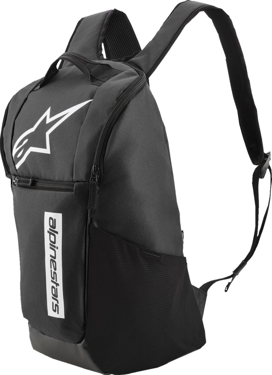 Seljakott Defcon V3, must/valge