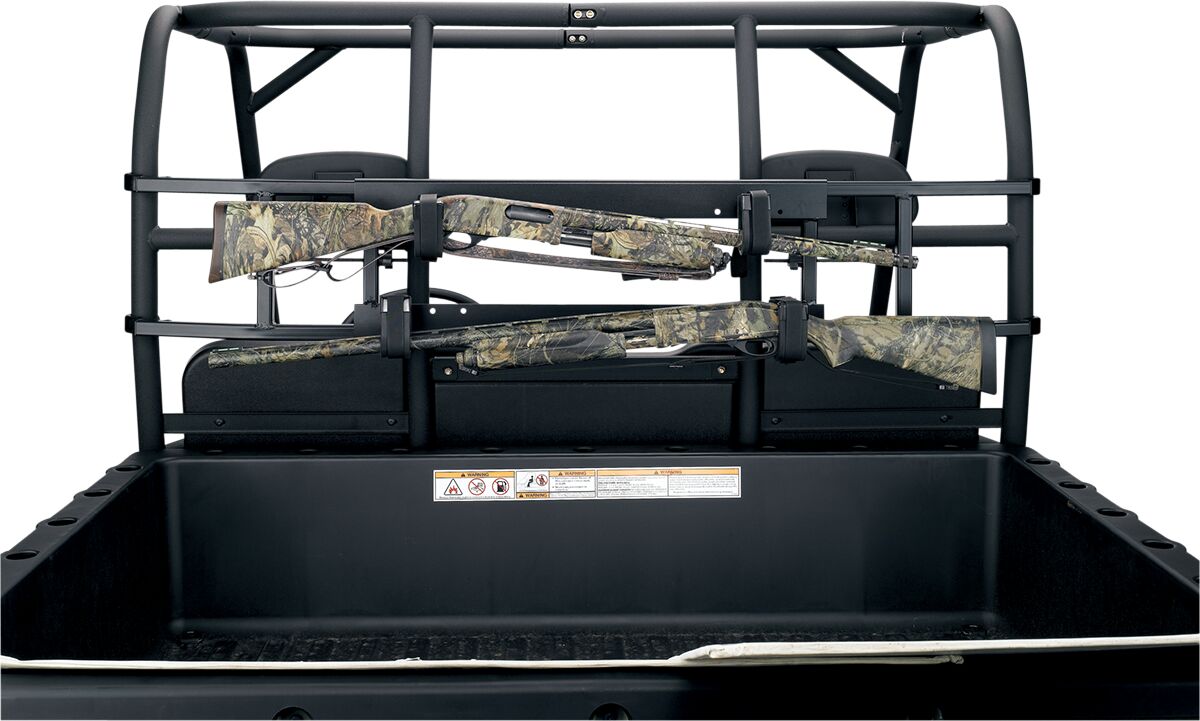 UTV DOUBLE GUN RACK BLACK
