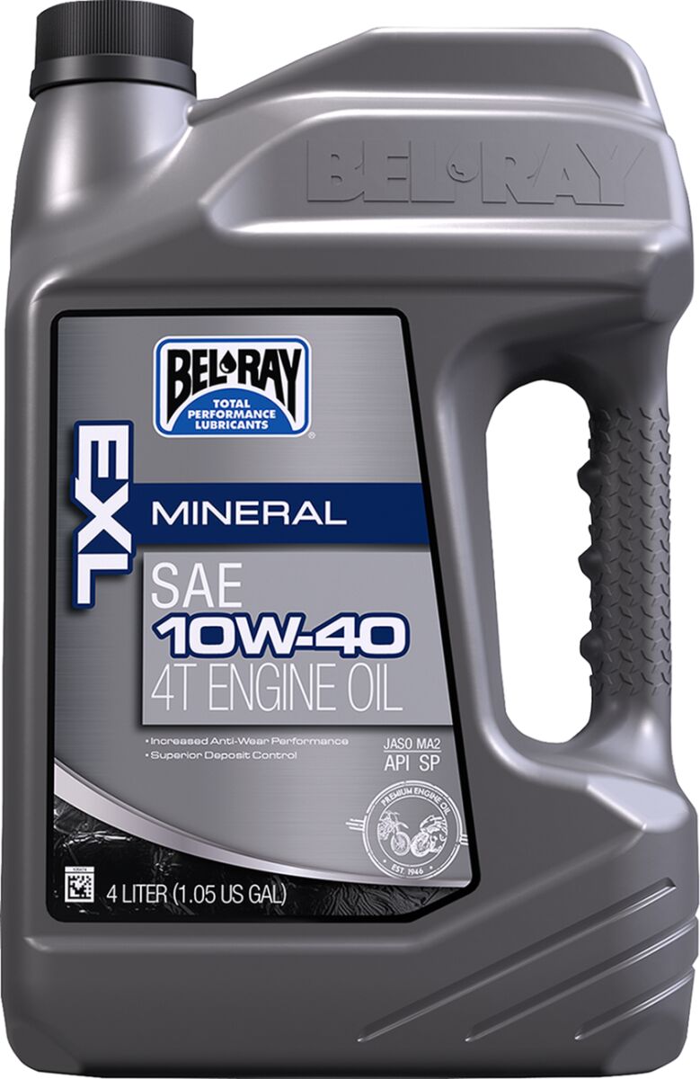EXL mineraalne 4-STROKE mootoriõli 10W-40, 4 liiter