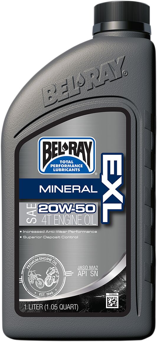 EXL mineraalne 4-STROKE mootoriõli 20W-50, 1 liiter