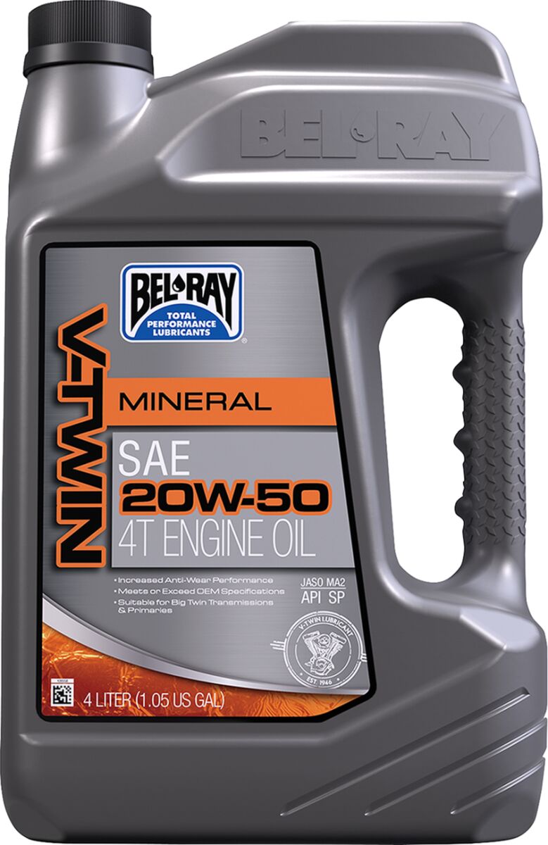 Mootoriõli V-Twin 20W-50, 4 liiter