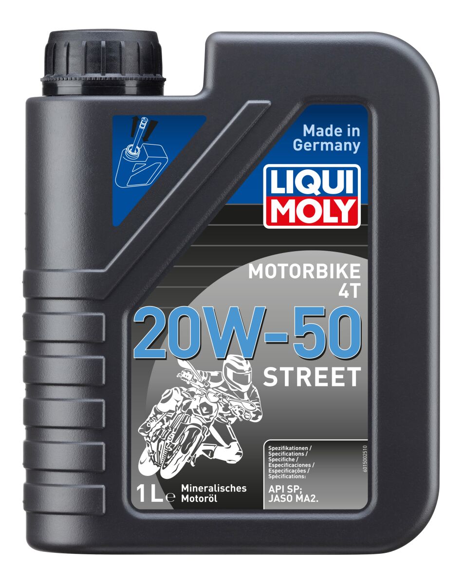 Mootorratta mootoriõli 4T 20W50, mineraalne, 1 liitrit