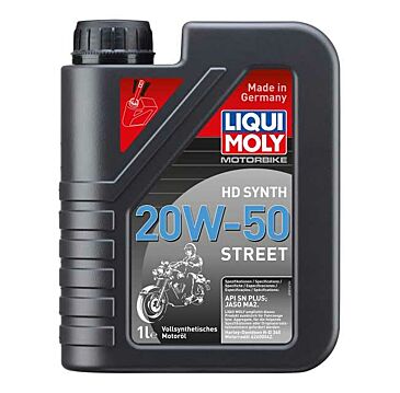 Mootorratta mootoriõli HD 20W50, täissünteetiline, 1 liitrit