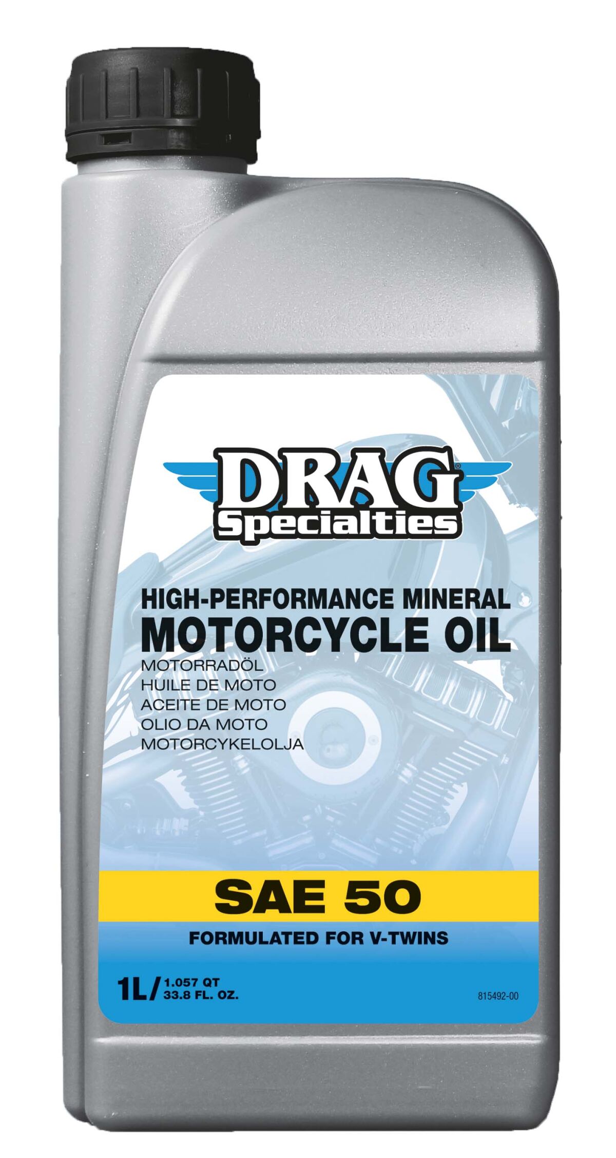 Õli E-Drag SAE 50, 12/1QT