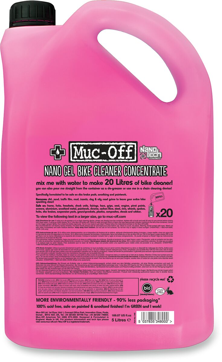 NANOGEL REFILL CONCENTRATE BIKE CLEANER 5 LITER