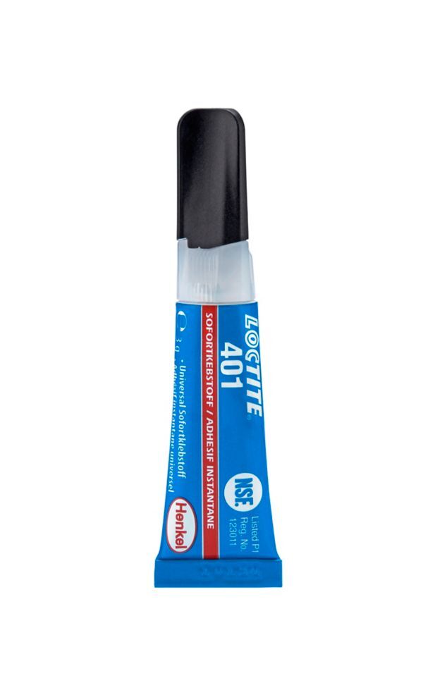 LOCTITE 401 INSTANT ADHESIVE LOW VISCOSITY TUBE 3GR CLEAR