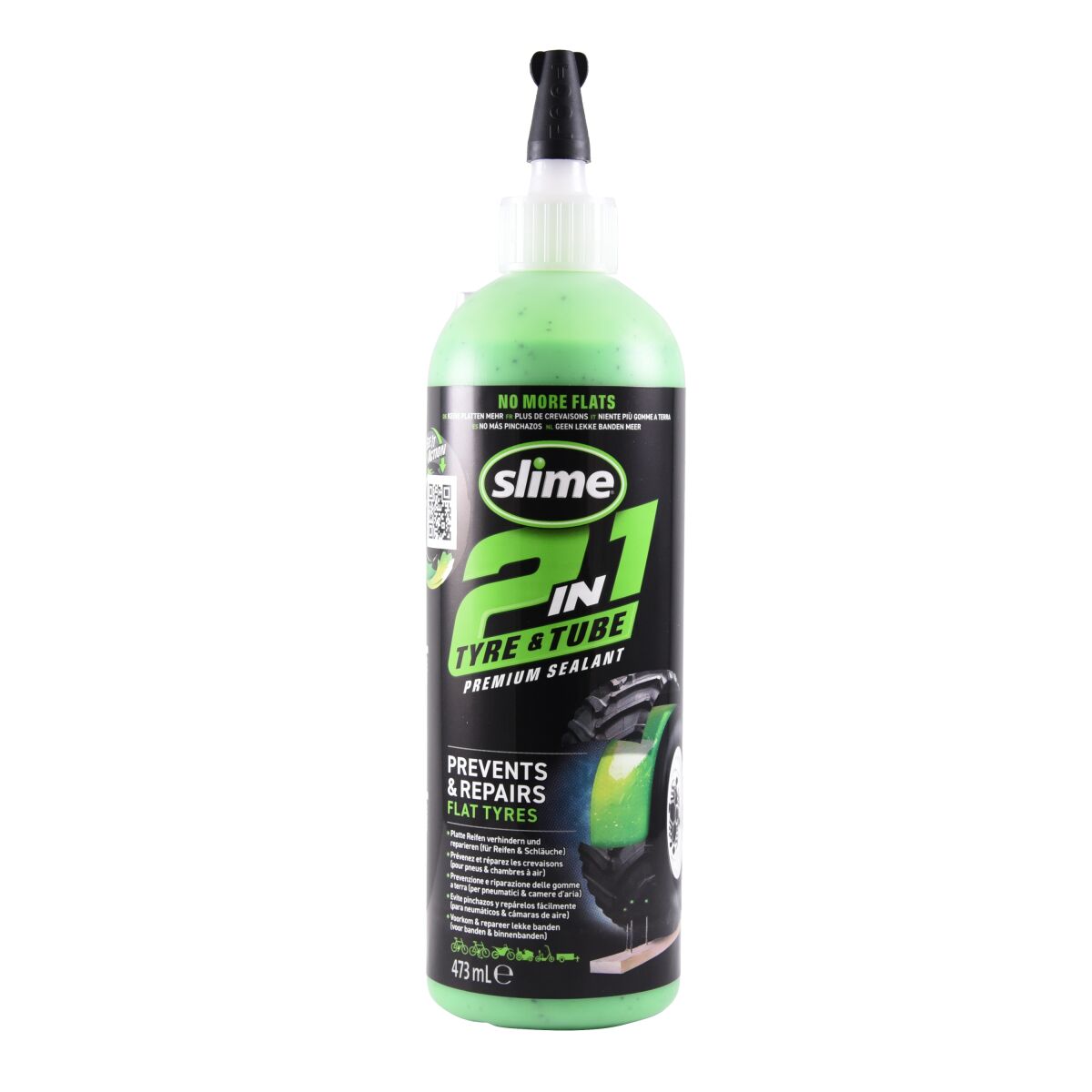 Slime 2IN1 rehvihermeetik, sisekummita, 473ML/16 OZ