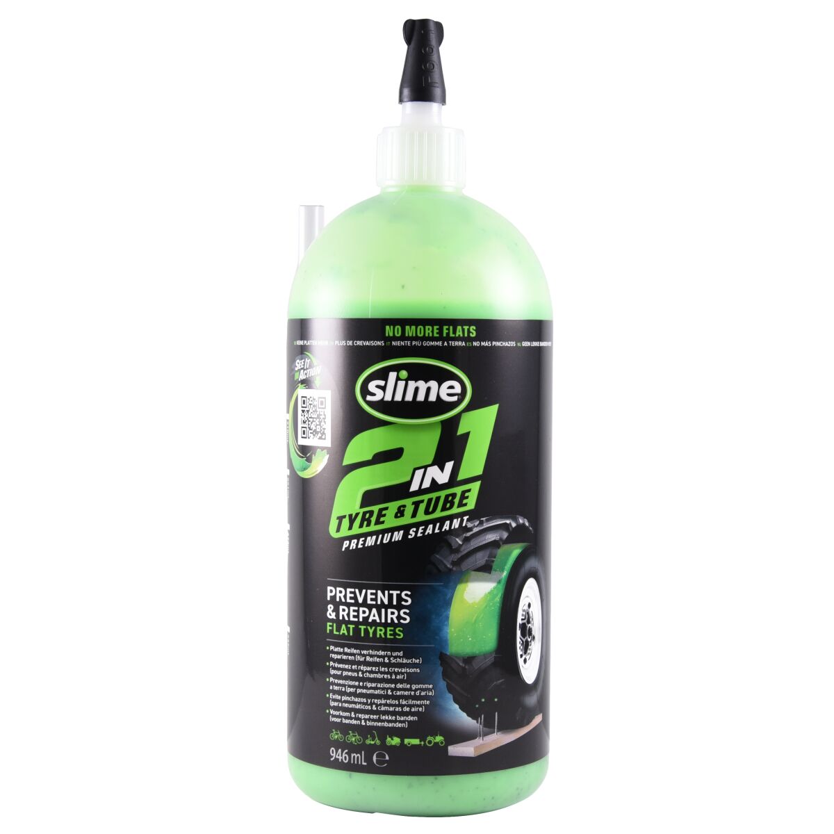 Slime 2IN1 rehvihermeetik, sisekummita, 946ML/32 OZ