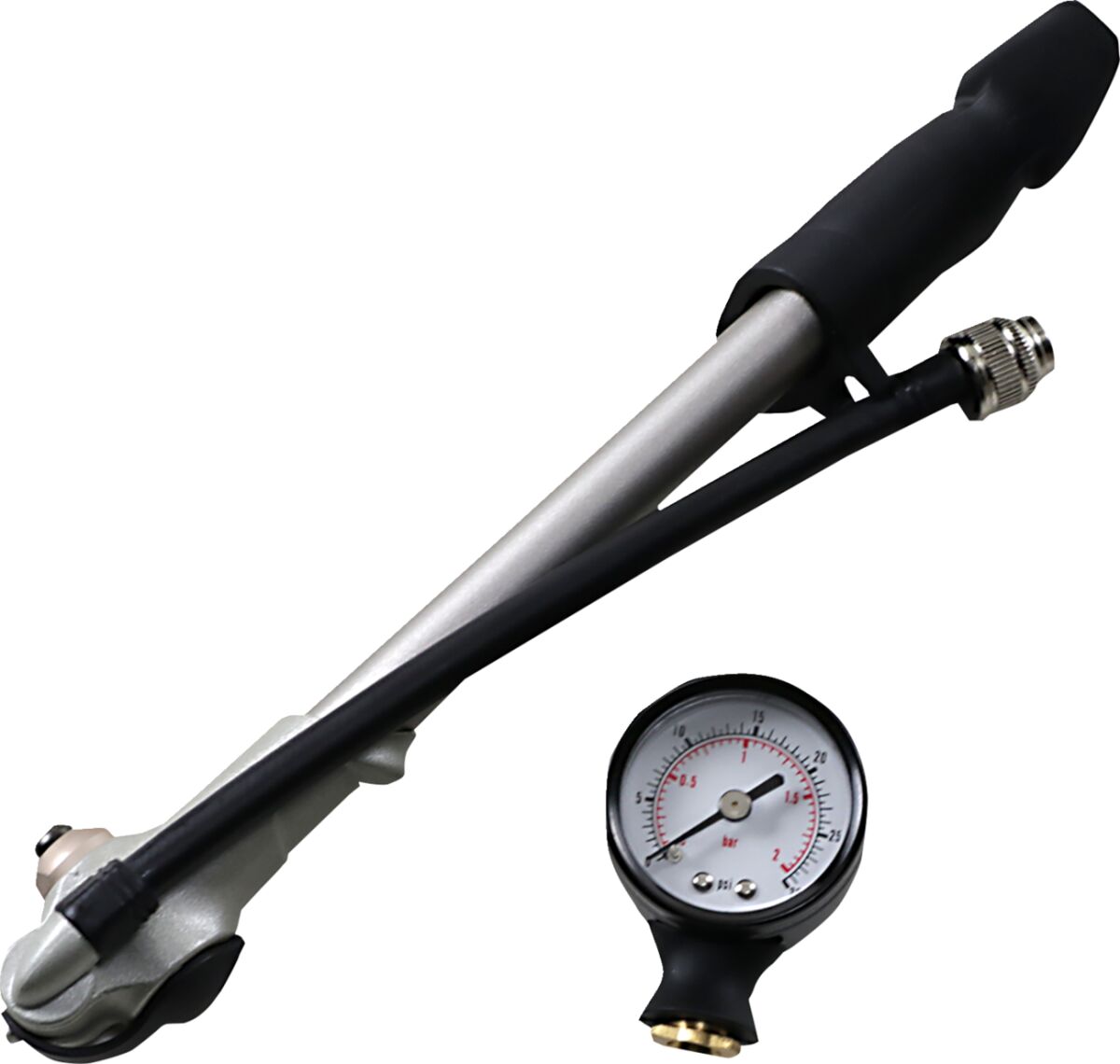 Kõrgsurve amortisaatoripump, manomeeter 0-30 PSI