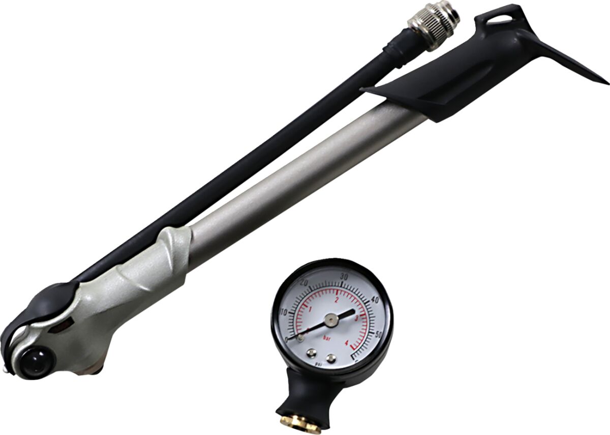 Kõrgsurve amortisaatoripump, manomeeter 0-60 PSI