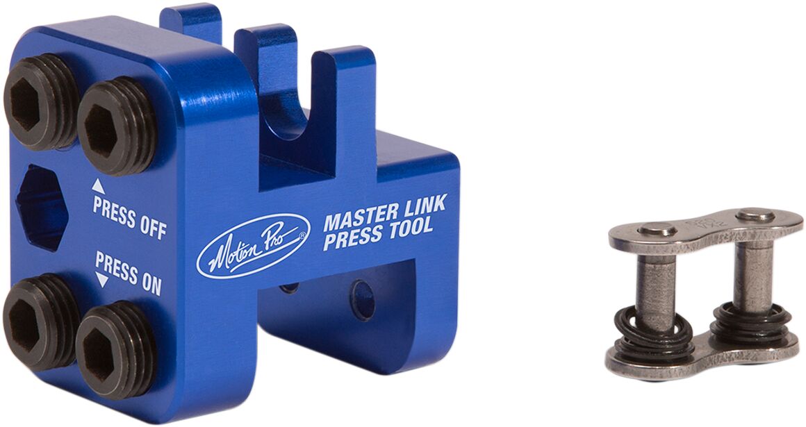 CLIP LINK PRESSING TOOL BLUE/BLACK ALUMINUM