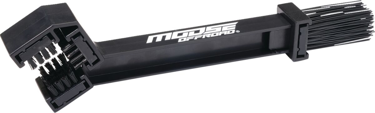 CHAIN CLEANING BRUSH  BLACK  W MOOSE LOGO