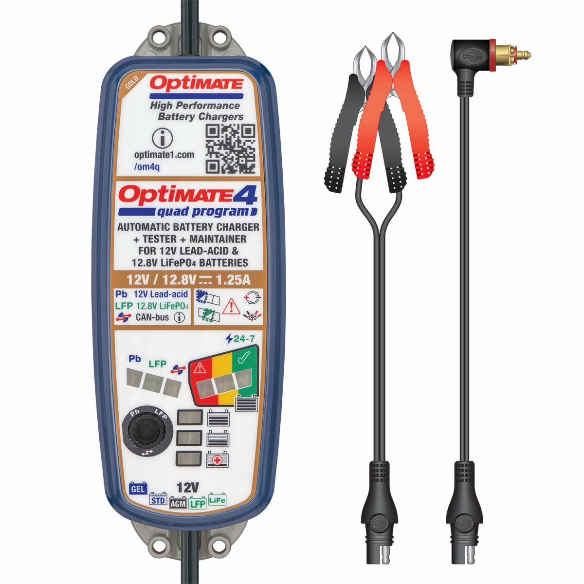 OptiMate 4 Quad Program, premium väljaanne