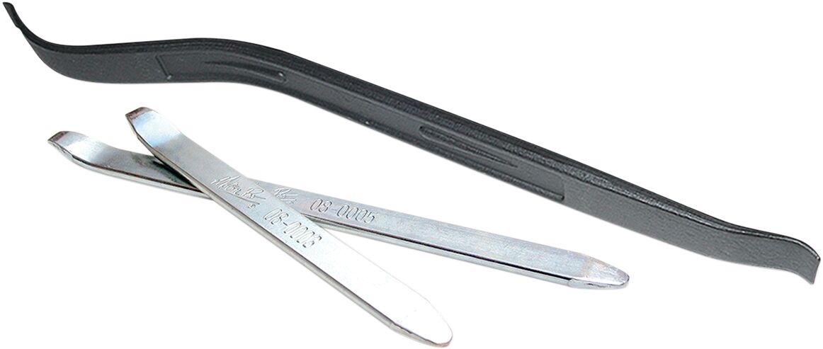 TIRE IRON SET BLACK/CHROME STEEL