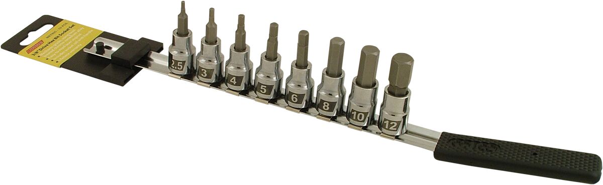 CruzTools padrunotsakute komplekt, kuuskant, 8 osa, meetriline