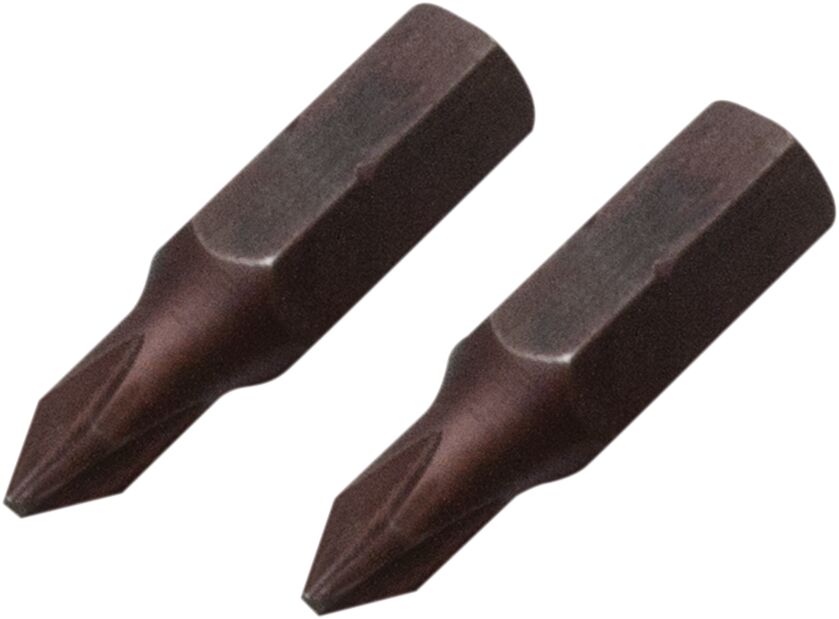 JIS ristpeaga otsak 1/4" kuuskantkinnitusega, suurus 1, 2PACK