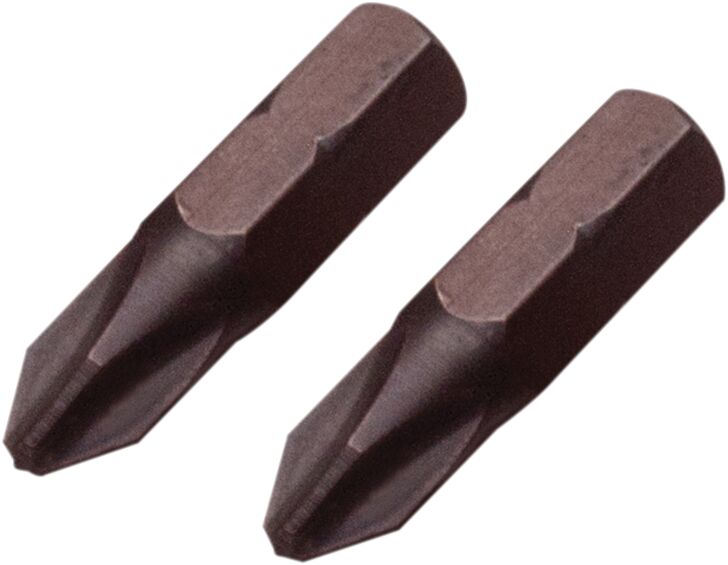 JIS ristpeaga otsak 1/4" kuuskantkinnitusega, suurus 2, 2PACK