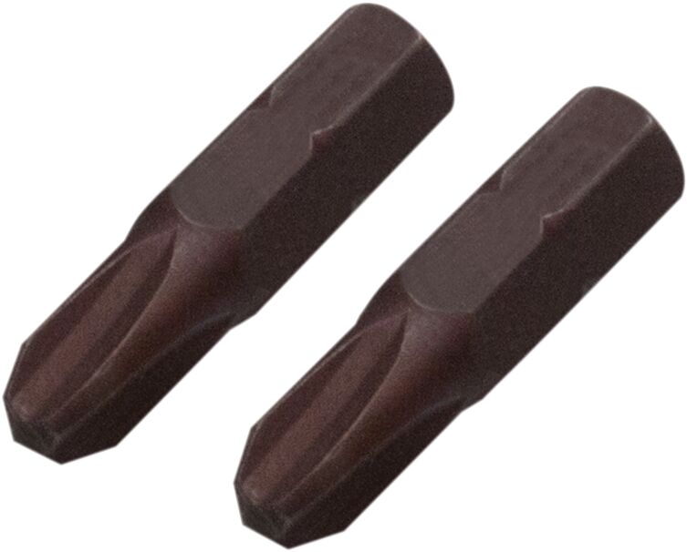 JIS ristpeaga otsak 1/4" kuuskantkinnitusega, suurus 3, 2PACK
