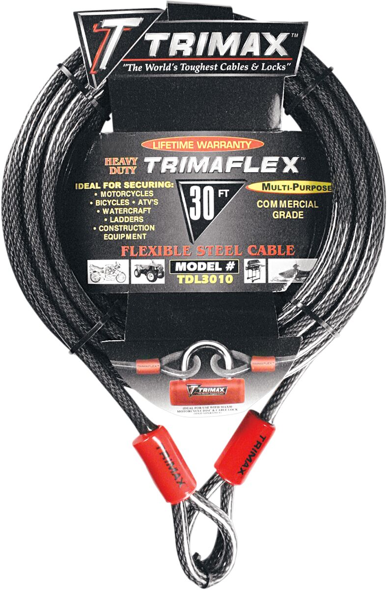 Trimax trosslukk Trimaflex Quadra Braid, topeltaas, 30'X10MM