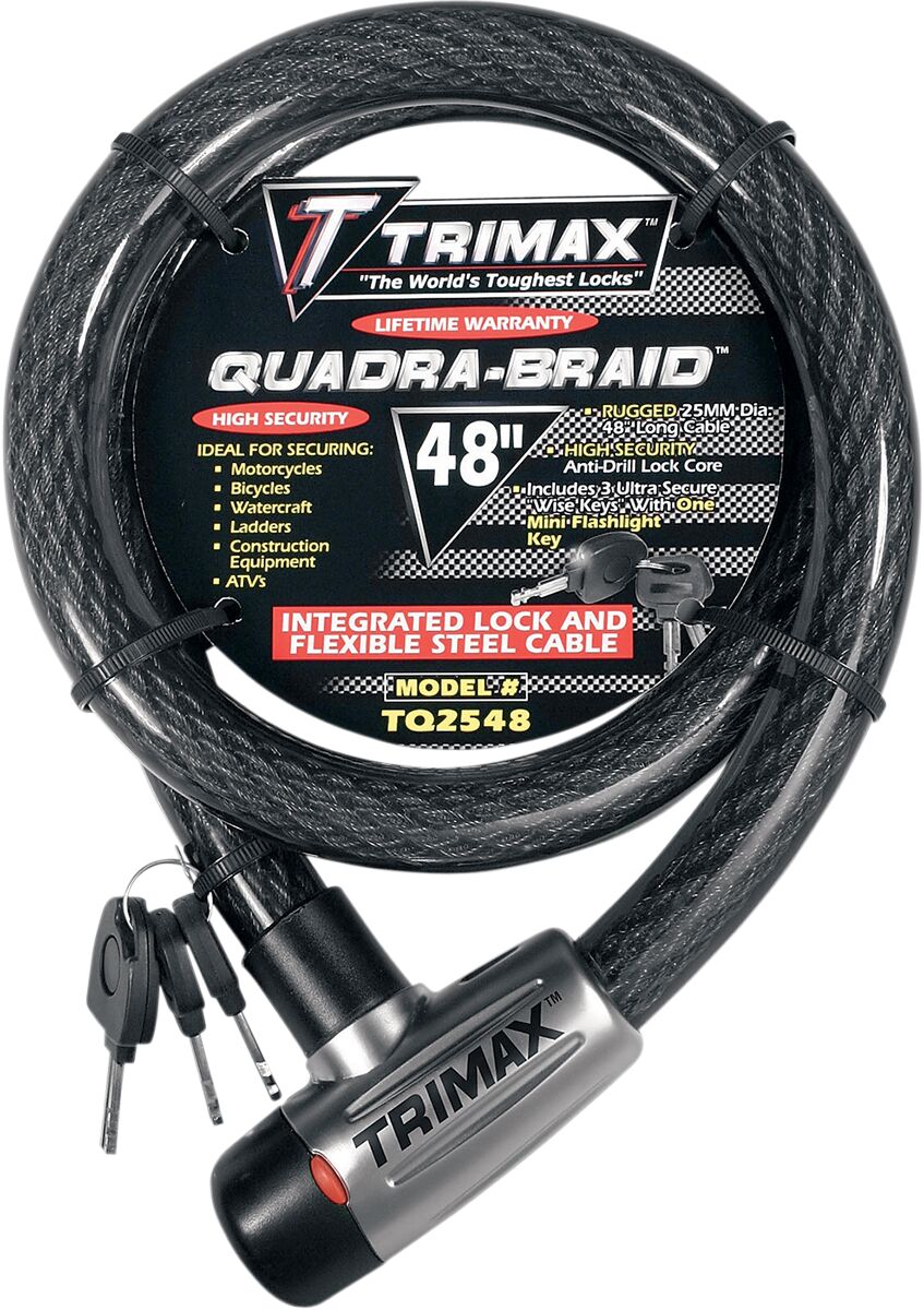 Trimax trosslukk Trimaflex Quadra Braid 48'X25MM