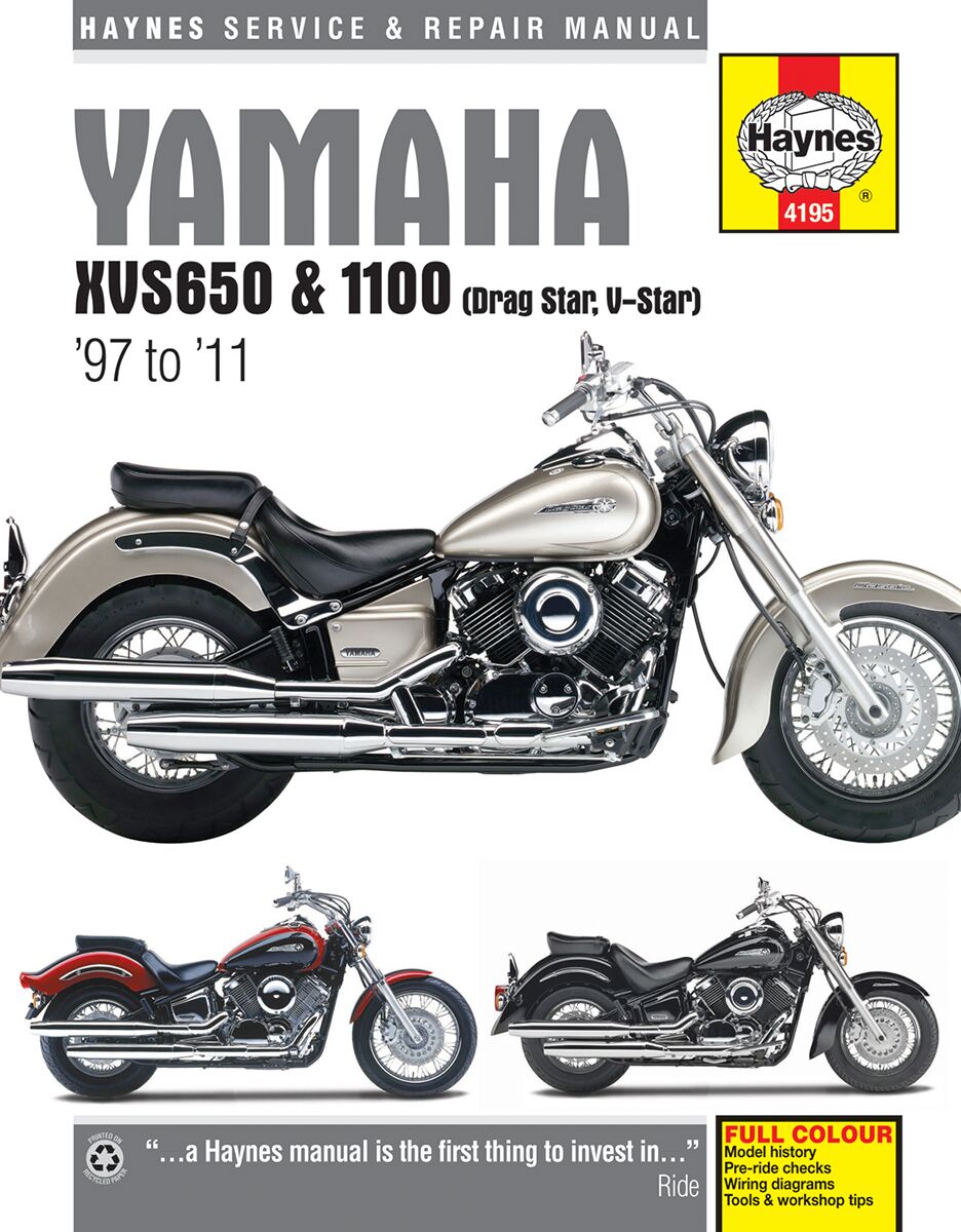 Käsiraamat Yamaha XVS650/1100